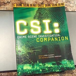 CSI: Crime Scene Investigation Companion by Mike Flaherty Paper Back Book.